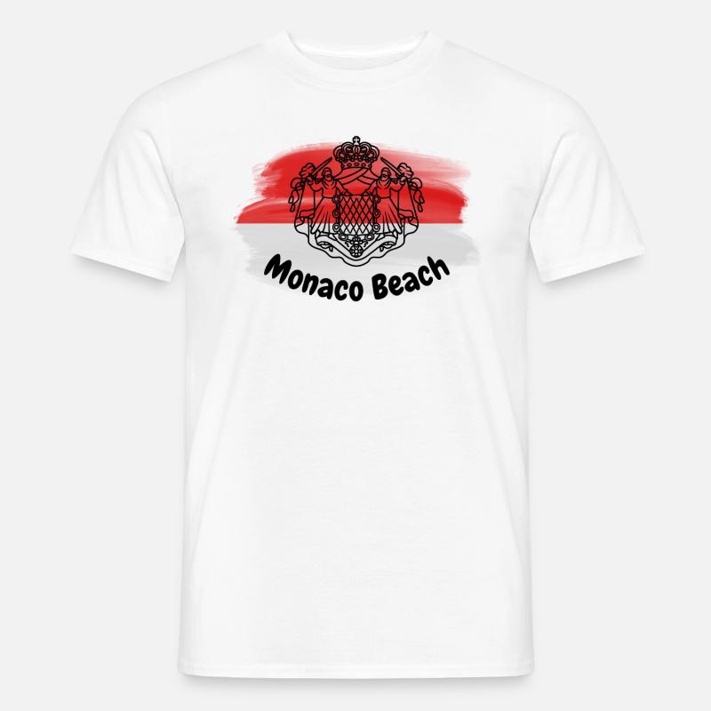 Monaco - Männer T-Shirt - Weiß