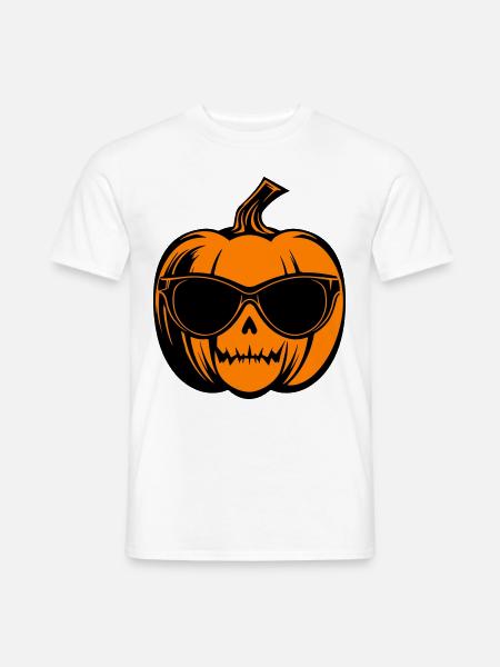 Pumpkin Halloween Symbol - Men's T-Shirt - white