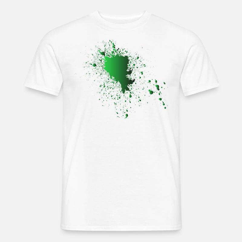 Color patch Ooops - Men’s T-shirt - white