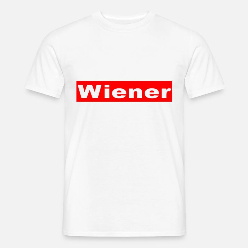 Wiener - Männer T-Shirt - Weiß