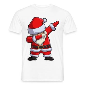 Weihnachtsmann Dap - Männer T-Shirt - Weiß - Vorne - AI Model Male 178 dark (178cm)
