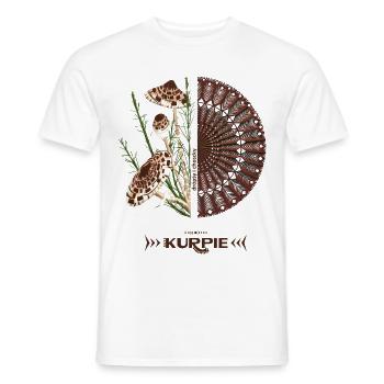 Kurpiowska Cutout Drops - KANS - Männer T-Shirt - Weiß - Vorne - AI Model Male 178 dark (178cm)