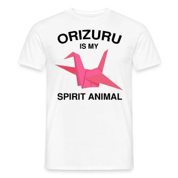 Conception d'origami Kirigami coloré - T-shirt homme - blanc - Devant - AI Model Male 178 dark (178cm)