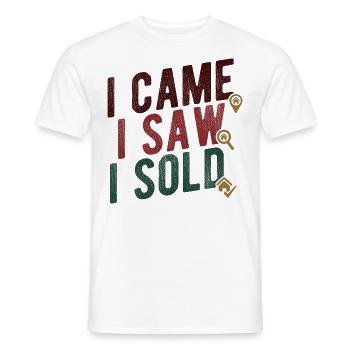 Immobilien-Händler Für Immobilien-Makler - Männer T-Shirt - Weiß - Vorne - AI Model Male 178 dark (178cm)