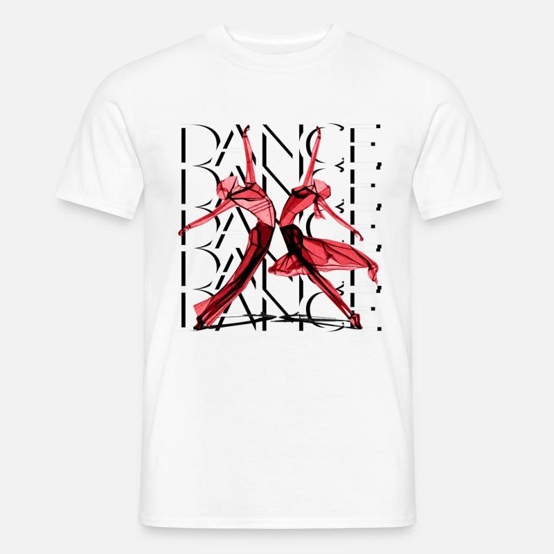 Tänzer - Männer T-Shirt - Weiß