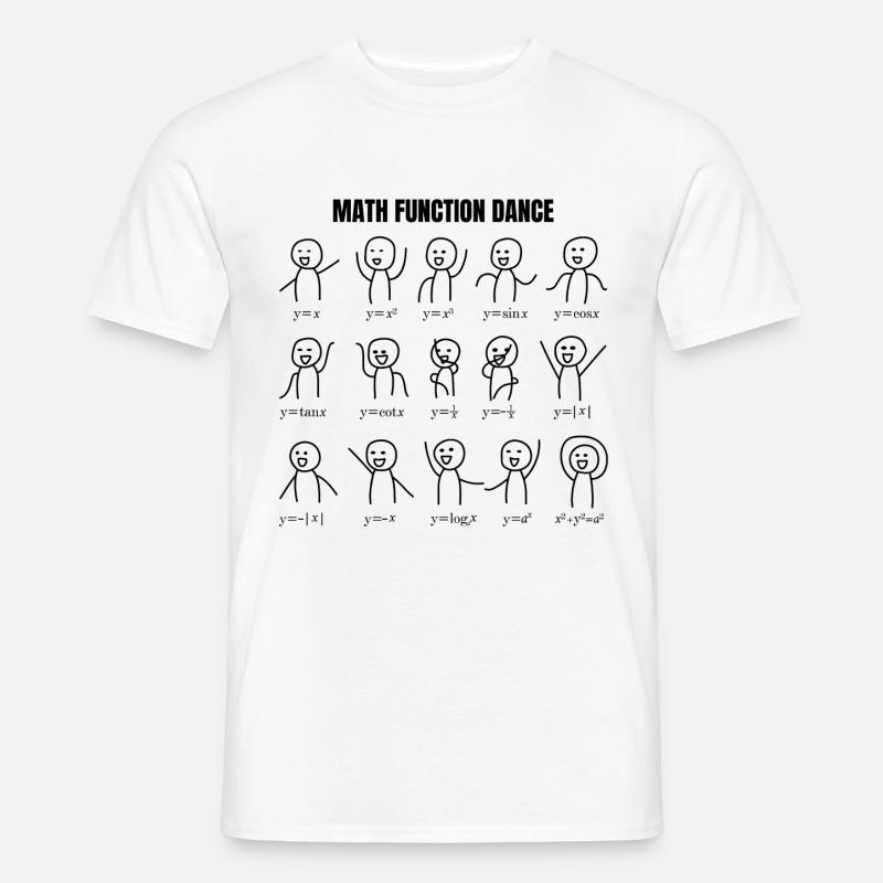 matematica - T-shirt uomo - bianco