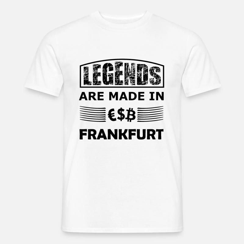 Frankfurter Legenden - Männer T-Shirt - Weiß