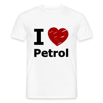 Amour de l’essence - T-shirt homme - blanc - Devant - AI Model Male 178 dark (178cm)