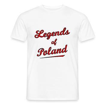 Polish legends - Men's T-Shirt - white - Front - AI Model Male 178 dark (178cm)
