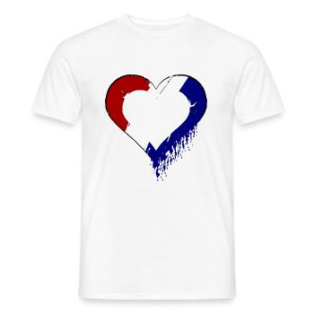 Holländische Liebe - Männer T-Shirt - Weiß - Vorne - AI Model Male 178 dark (178cm)