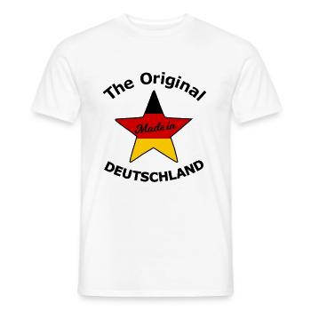 Mon Allemagne natale - T-shirt homme - blanc - Devant - AI Model Male 178 dark (178cm)