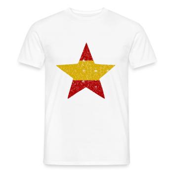 Les stars espagnoles - T-shirt homme - blanc - Devant - AI Model Male 178 dark (178cm)