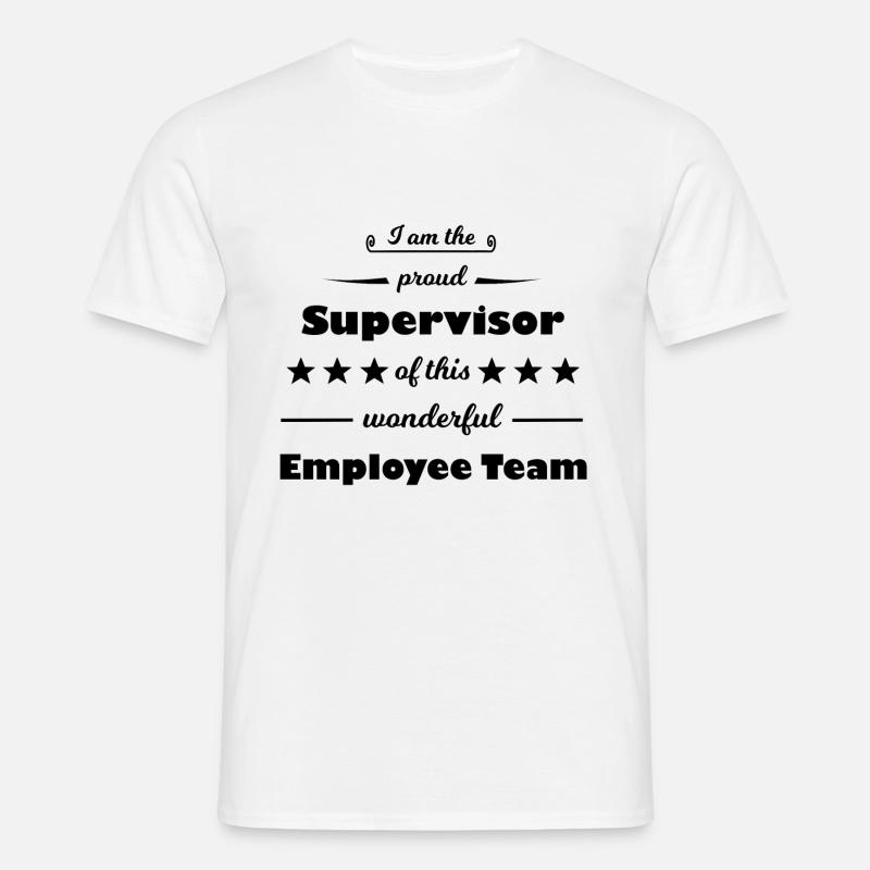 Manager - Männer T-Shirt - Weiß
