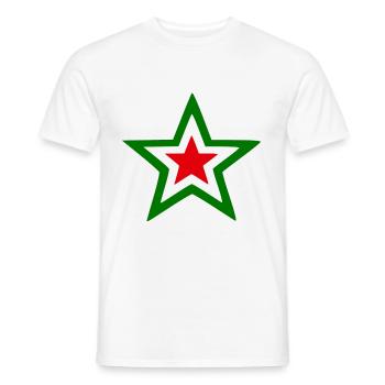 Stern aus Italien - Männer T-Shirt - Weiß - Vorne - AI Model Male 178 dark (178cm)