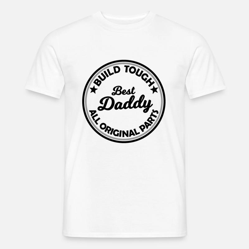 Der beste Daddy - Männer T-Shirt - Weiß