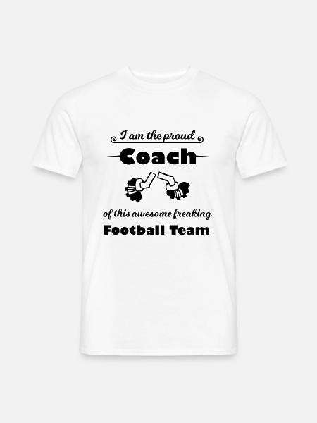 Der beste Trainer - Männer T-Shirt - Weiß