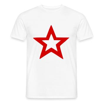 The Polish Star of Heaven - Men's T-Shirt - white - Front - AI Model Male 178 dark (178cm)