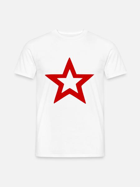 Der polnische Himmelstern - Männer T-Shirt - Weiß