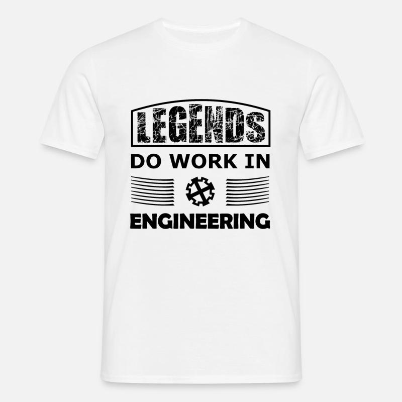 Die Engineering Profis - Männer T-Shirt - Weiß