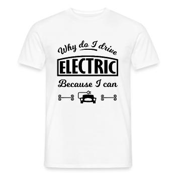 Les voitures et le changement climatique - T-shirt homme - blanc - Devant - AI Model Male 178 dark (178cm)
