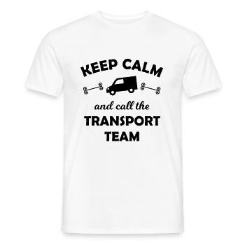 Das Transport Team - Männer T-Shirt - Weiß - Vorne - AI Model Male 178 dark (178cm)