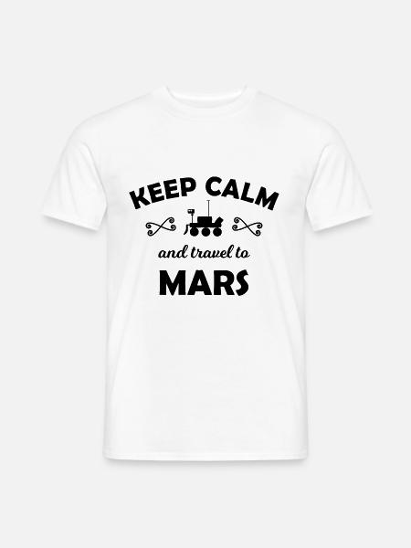 Die Reise zum Mars - Männer T-Shirt - Weiß