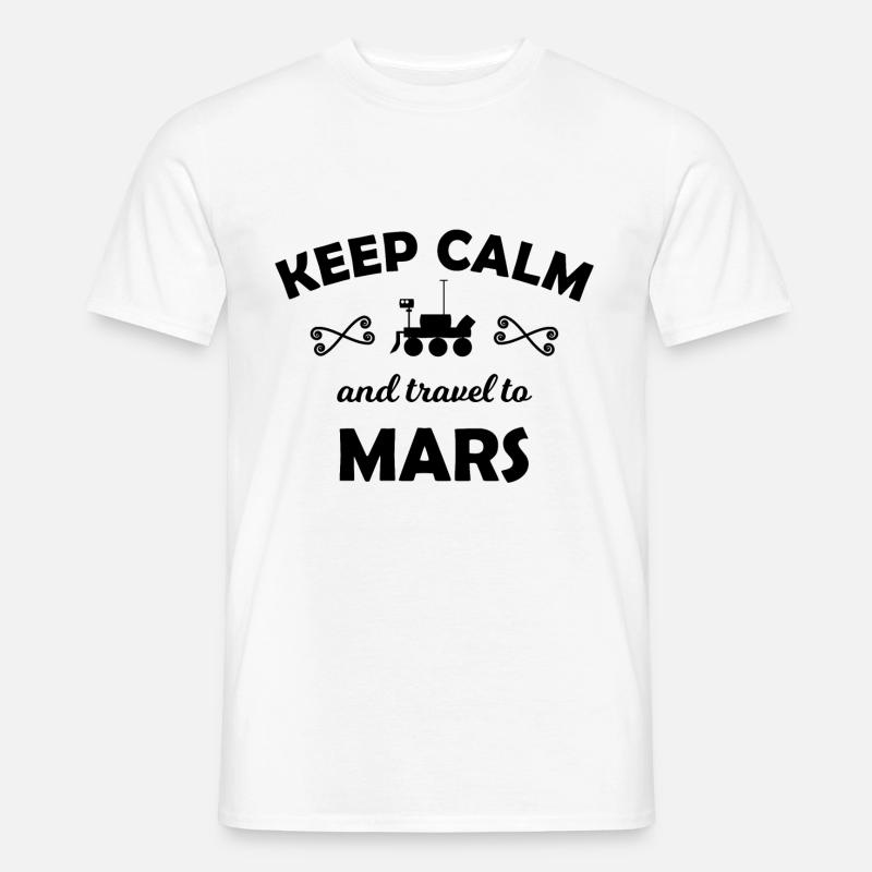 Die Reise zum Mars - Männer T-Shirt - Weiß