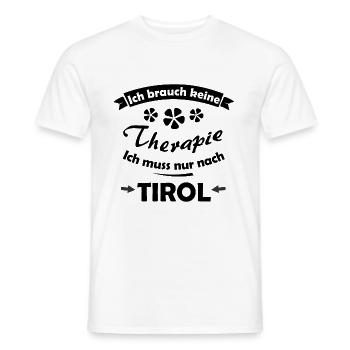 Heimweh nach Tirol - Männer T-Shirt - Weiß - Vorne - AI Model Male 178 dark (178cm)
