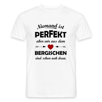 Heimat Bergisches Land - Männer T-Shirt - Weiß - Vorne - AI Model Male 178 dark (178cm)