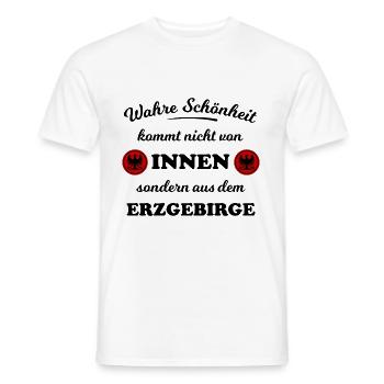 Erzgebirge - Männer T-Shirt - Weiß - Vorne - AI Model Male 178 dark (178cm)