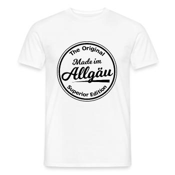 Zuhause im Allgäu - Männer T-Shirt - Weiß - Vorne - AI Model Male 178 dark (178cm)