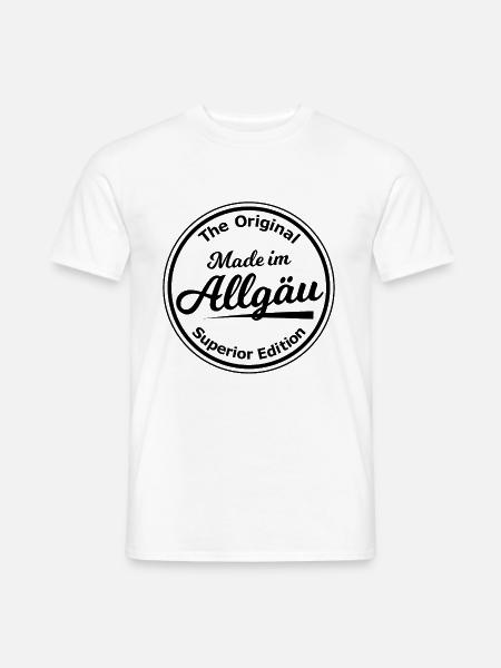 Zuhause im Allgäu - Männer T-Shirt - Weiß
