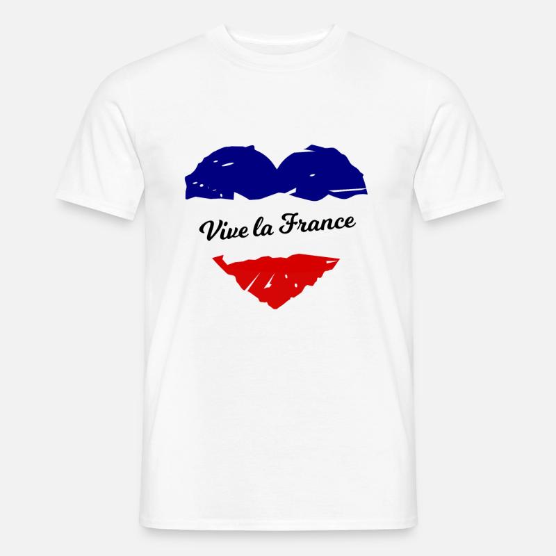 Das schöne Frankreich - Männer T-Shirt - Weiß