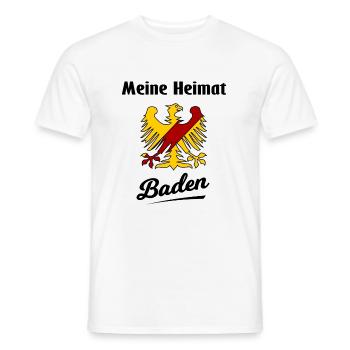 Zuhause im Badnerland - Männer T-Shirt - Weiß - Vorne - AI Model Male 178 dark (178cm)