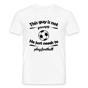 Le sport favori des Allemands - T-shirt homme - blanc - Devant - AI Model Male 178 dark (178cm)