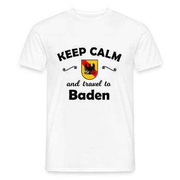 Ferien im schönen Baden - Männer T-Shirt - Weiß - Vorne - AI Model Male 178 dark (178cm)