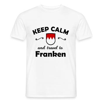 Journey to Franconia - Men's T-Shirt - white - Front - AI Model Male 178 dark (178cm)