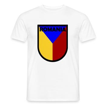 Die Rumänen - Männer T-Shirt - Weiß - Vorne - AI Model Male 178 dark (178cm)