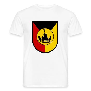 Berlin in Germany - Men's T-Shirt - white - Front - AI Model Male 178 dark (178cm)