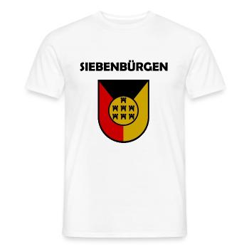 Les Saxons de Transylvanie - T-shirt homme - blanc - Devant - AI Model Male 178 dark (178cm)