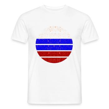 Chez nous en Russie - T-shirt homme - blanc - Devant - AI Model Male 178 dark (178cm)