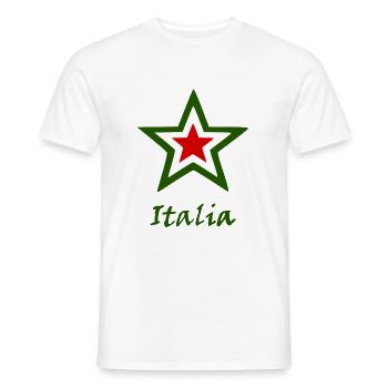 Patrie: Italie - T-shirt homme - blanc - Devant - AI Model Male 178 dark (178cm)