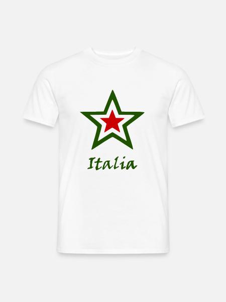 Patrie: Italie - T-shirt homme - blanc