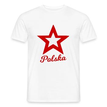 Les Polonais arrivent - T-shirt homme - blanc - Devant - AI Model Male 178 dark (178cm)