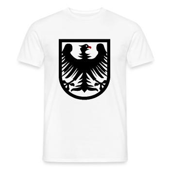 Der Mythos aus Deutschland - Männer T-Shirt - Weiß - Vorne - AI Model Male 178 dark (178cm)
