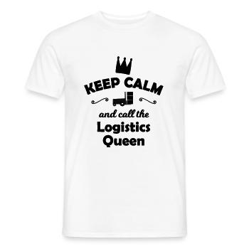 Appelez le logisticien - T-shirt homme - blanc - Devant - AI Model Male 178 dark (178cm)