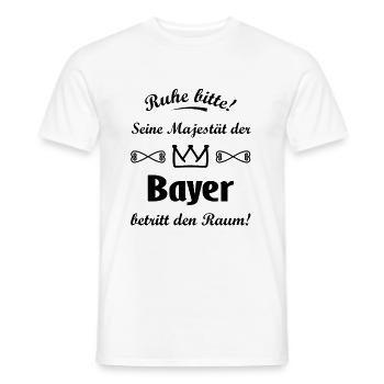 Der König aus Bayern - Männer T-Shirt - Weiß - Vorne - AI Model Male 178 dark (178cm)