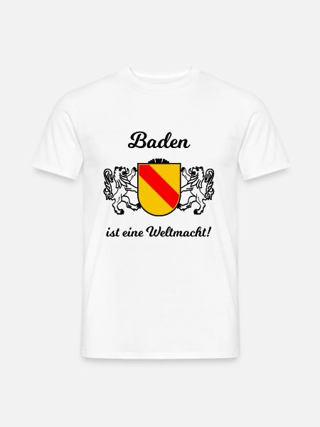 Meine Heimat im Badnerland - Männer T-Shirt - Weiß