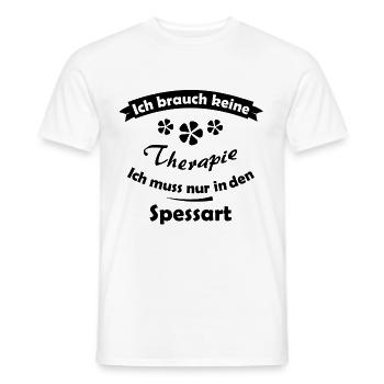Daheim im Spessart - Männer T-Shirt - Weiß - Vorne - AI Model Male 178 dark (178cm)