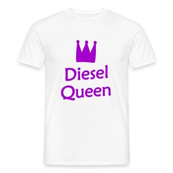 Die Diesel und Benzin Prinzessin - Männer T-Shirt - Weiß - Vorne - AI Model Male 178 dark (178cm)